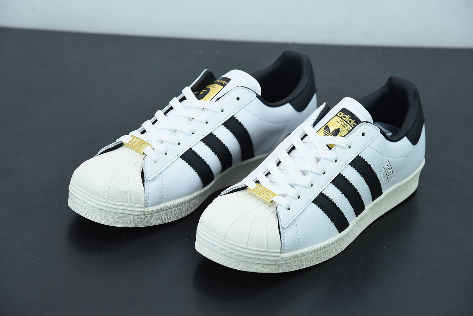 adidas Superstar 80s Bape White Black GZ8980