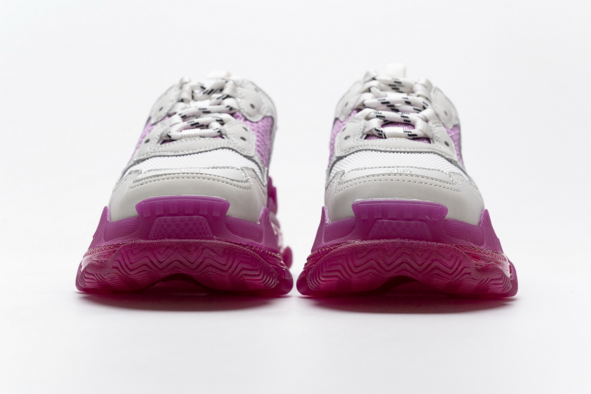 Ba***ci*ga Triple S White Pink  544351 W09O1 2281