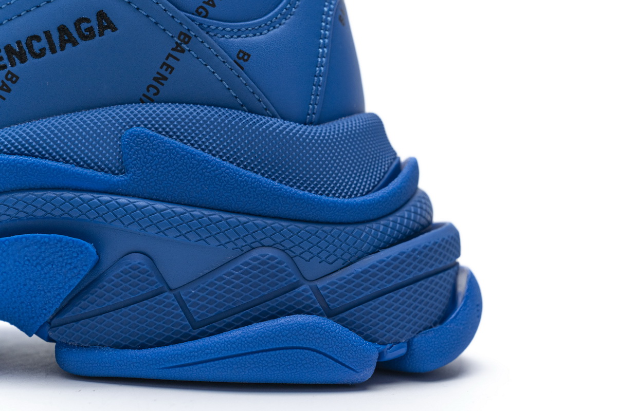 Ba***ci*ga Triple S Letter Blue  536737 W06E2 0848