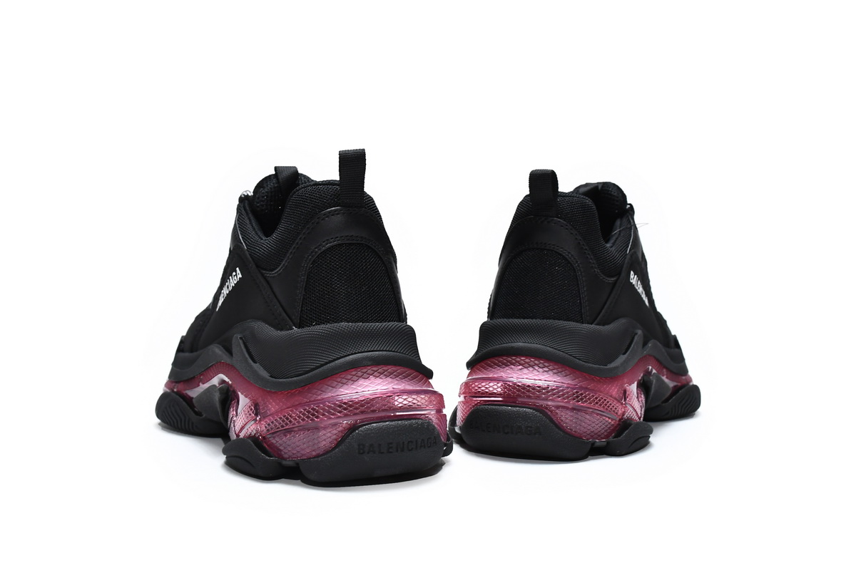 Ba***ci*ga Triple S Black Claret Red  544351 W0901 9011