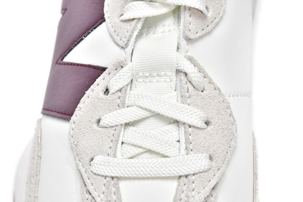 N*w B*lance 327 White Dark Red  WS327KA