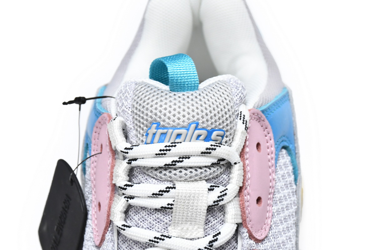 Ba***ci*ga Triple S Tide Pink  524039 W09OH 4196