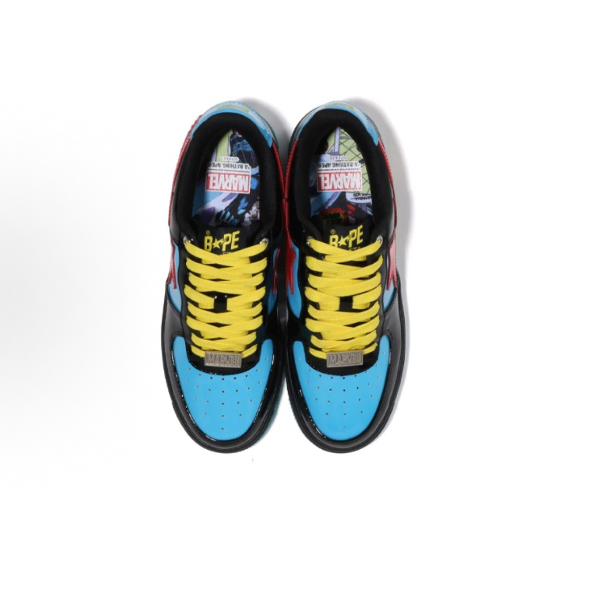 A Bathing Ape Bape Sta Marvel Comics Black 001FWI731907