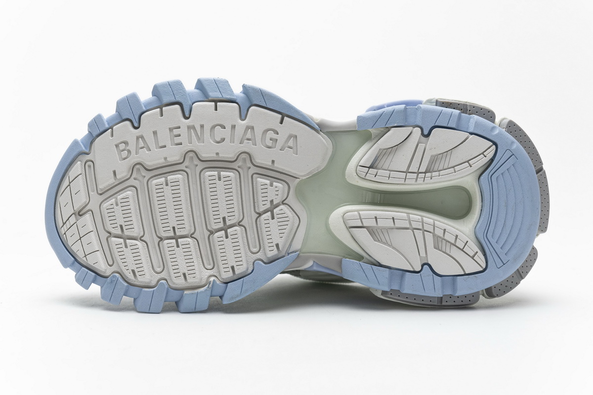 Ba***ci*ga Track 2 Sneaker White Light Blue   568615 W2GN3 9045