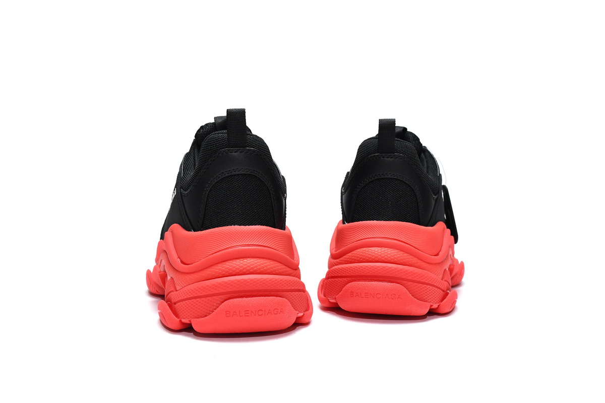 Ba***ci*ga Triple S Black Dark Red   536737 W2FZ1 1060