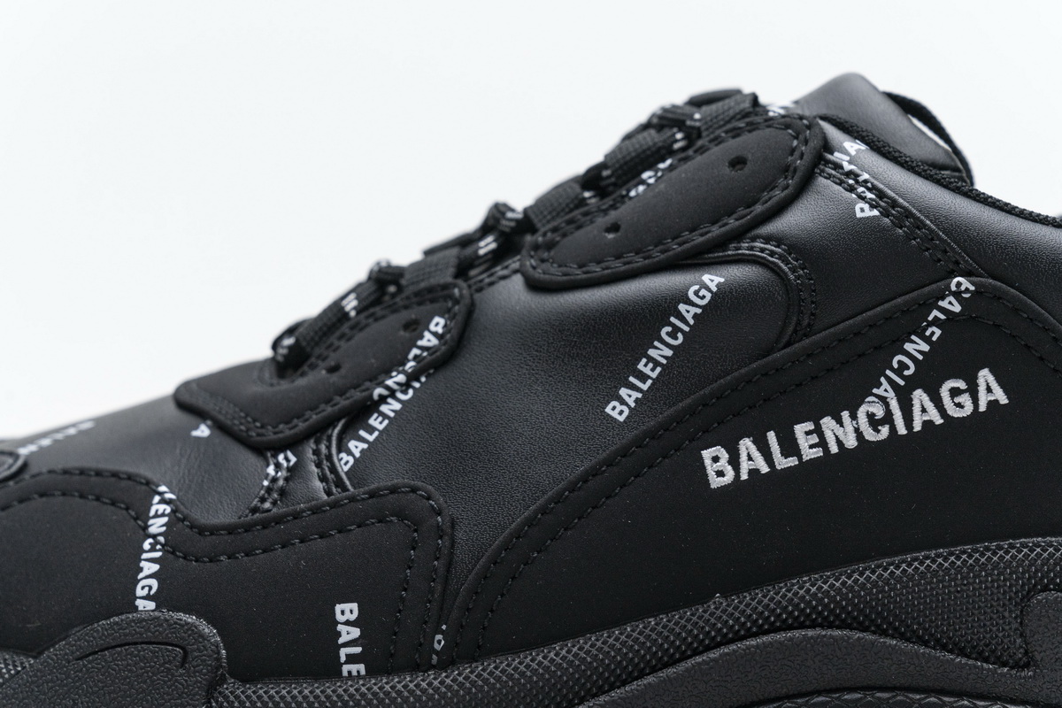 Ba***ci*ga Triple S Black  524039 W06E2 2020