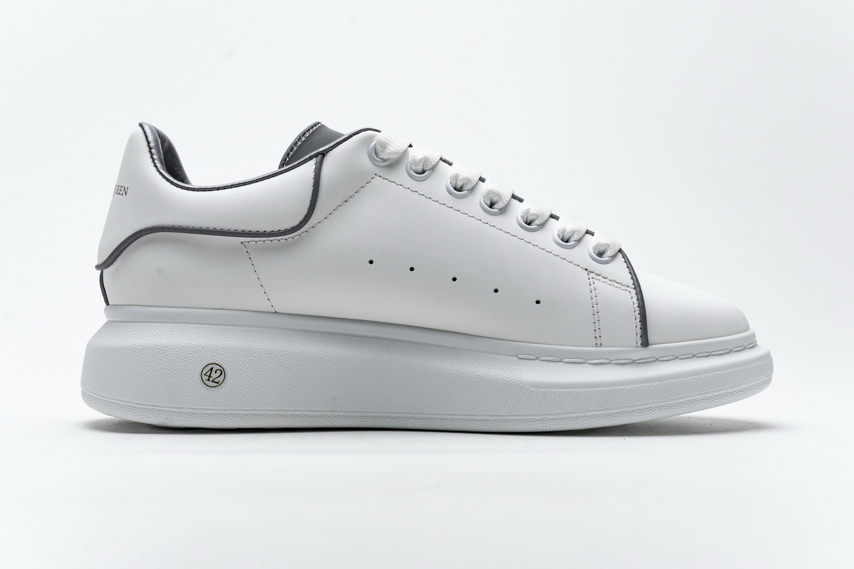 Alexander McQueen Sneaker White Grey  553770 9076