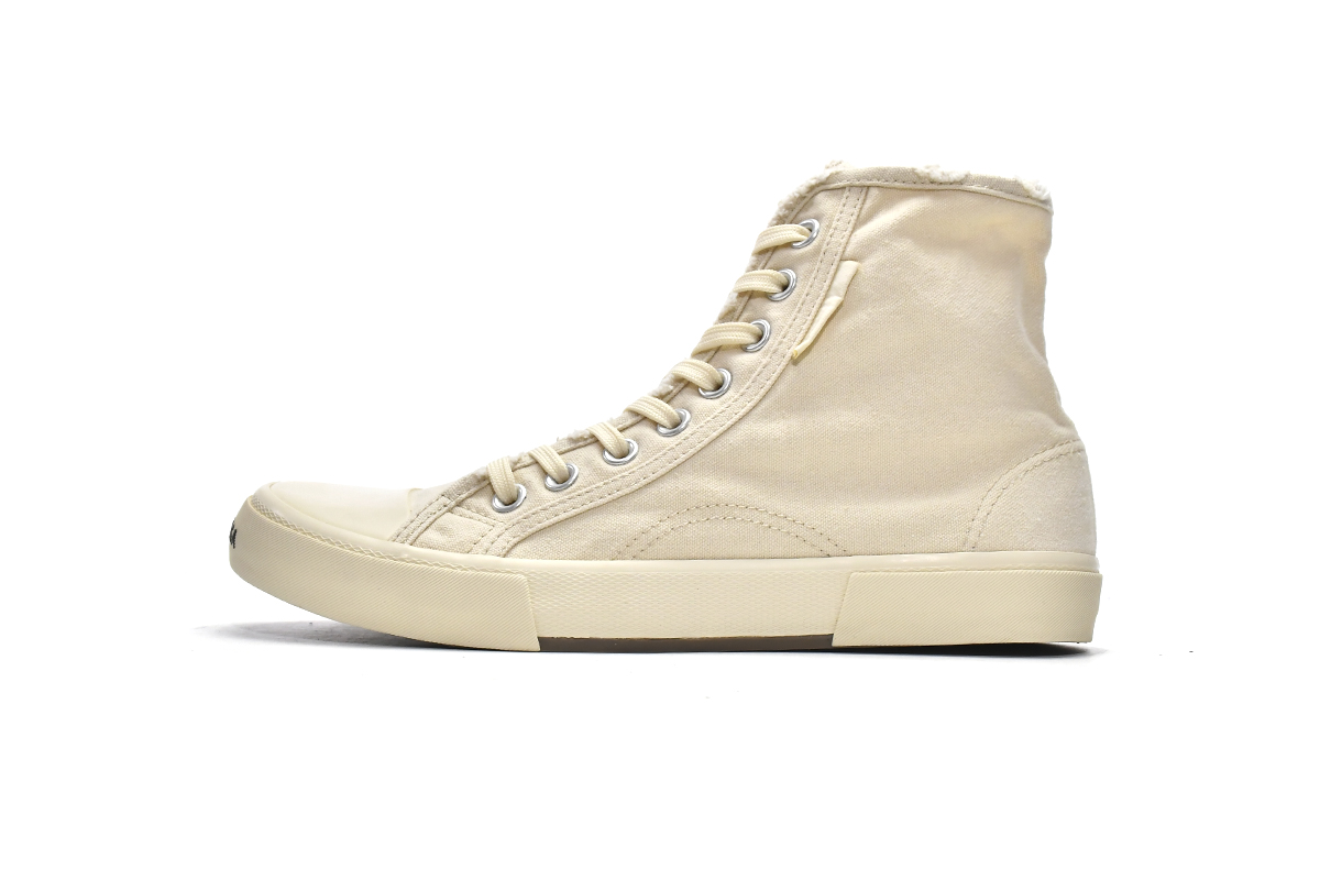 Ba***ci*ga Paris High Destroyed - White   688752 W3RC4 9090