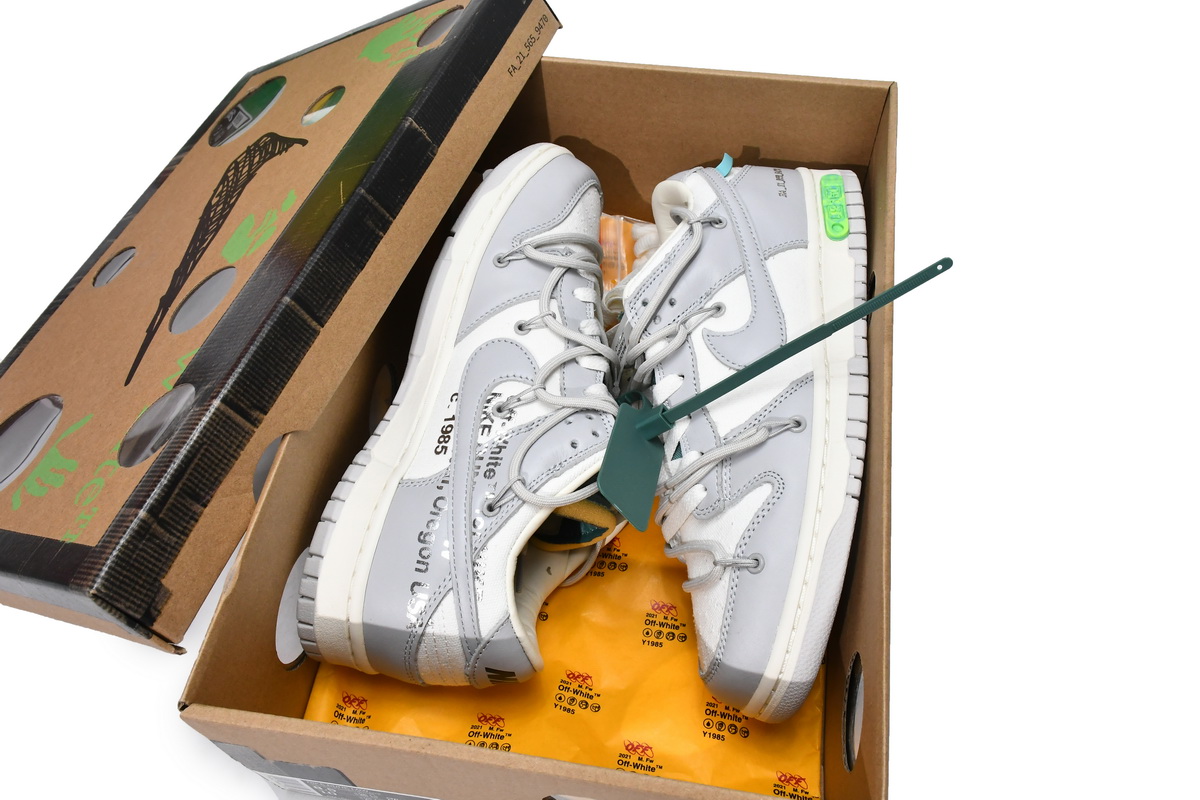 OFF WHITE x Nike Dunk SB Low The 50 NO42  DM1602-117