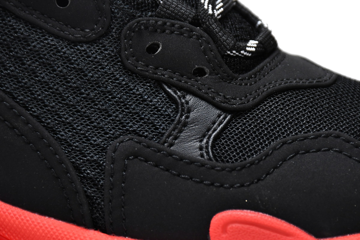 Ba***ci*ga Triple S Black Dark Red   536737 W2FZ1 1060