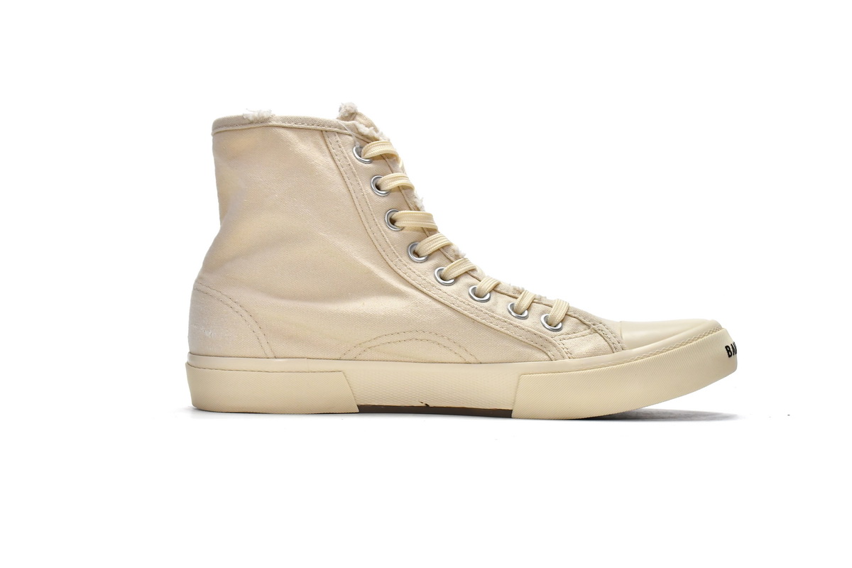 Ba***ci*ga Paris High Destroyed - White   688752 W3RC4 9090