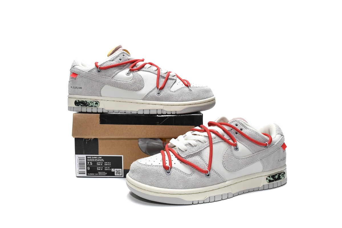 M Batch   OFF WHITE x Nike Dunk SB Low The 50 NO.33   DJ0950-118