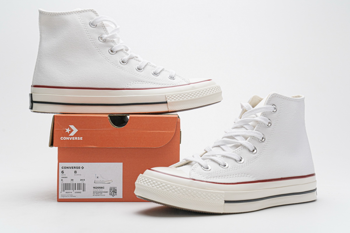 Converse Chuck 70 HI White Garnet Egret  162056C