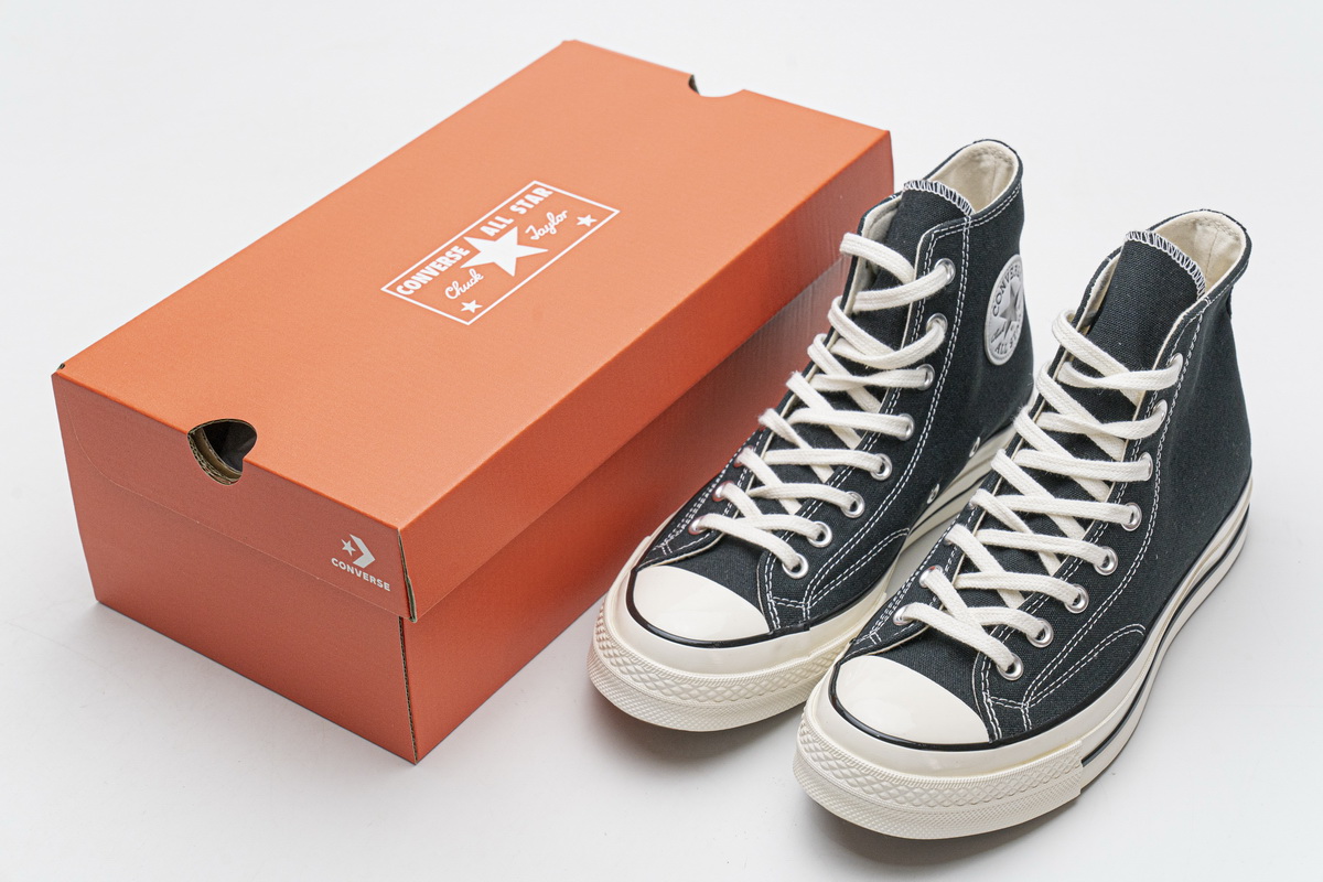 Converse Chuck 70 HI Black Egret  162050C