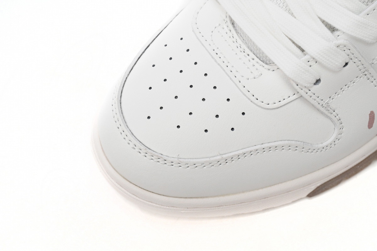 OFF-WHITE Out Of Office For Walking White Pink (Women's) OWIA259S22LEA0050130