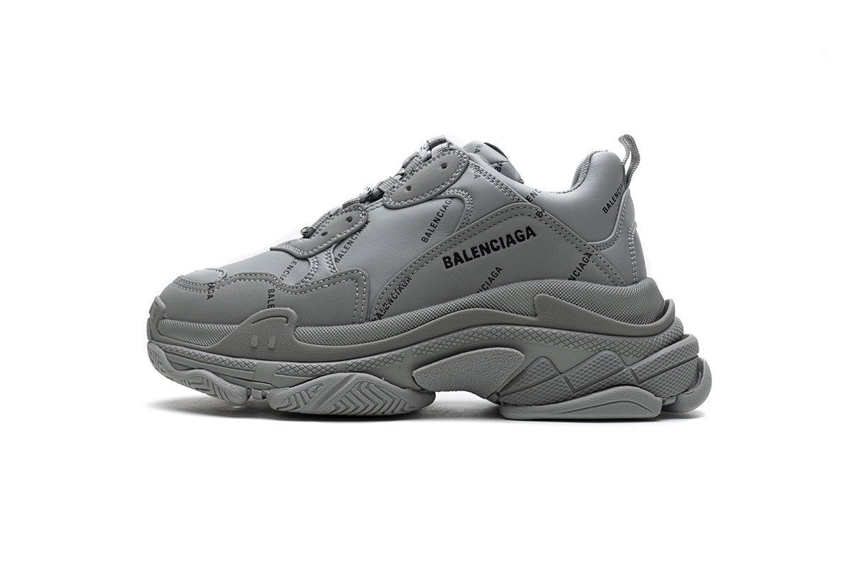 Ba***ci*ga Triple S Grey Black  536737 W2FA1 1210