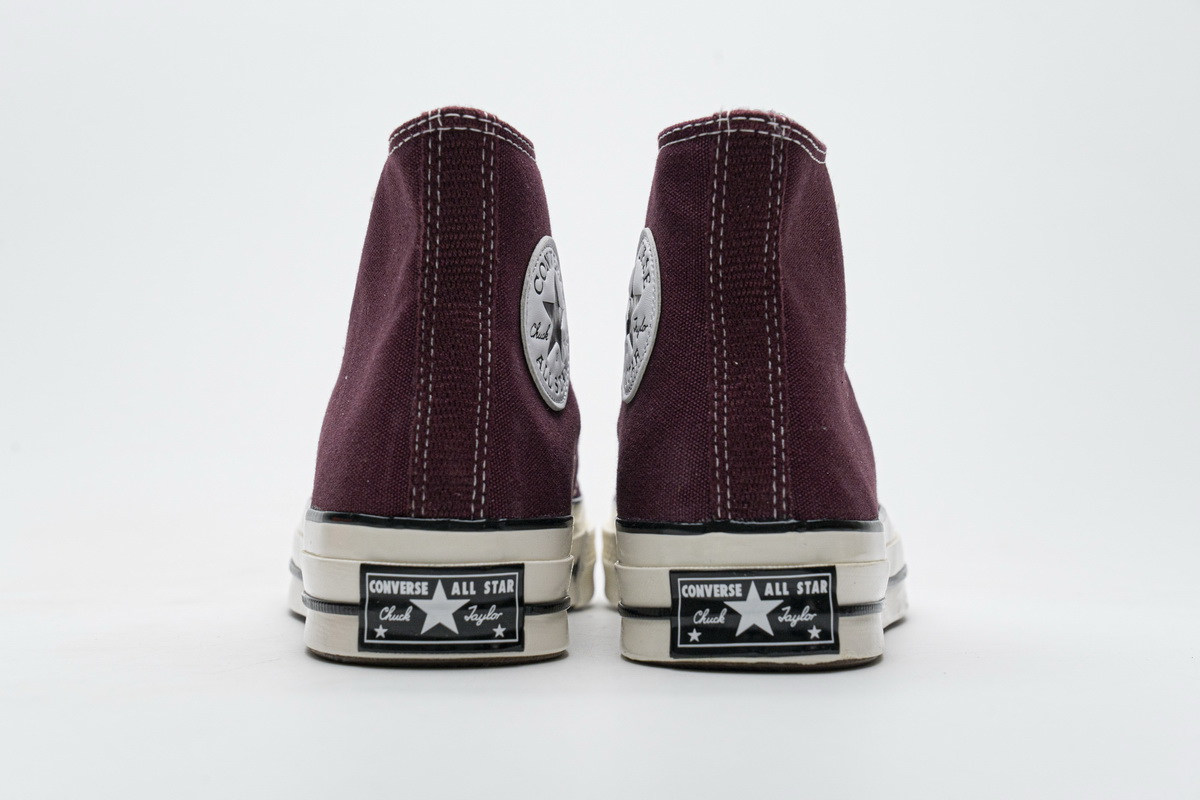 Converse Chuck 70 HI Dark Burgundy Black Egret  162051C