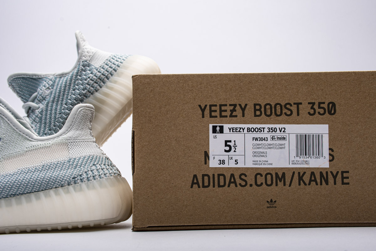 Adidas Yeezy 350 Boost V2  Cloud White  FW3043