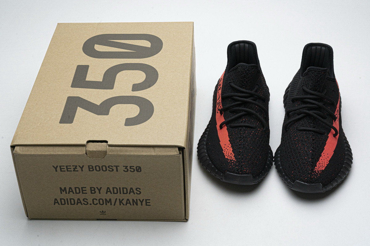 Adidas Yeezy Boost 350 V2 Core Black/Red Real Boost BY9612