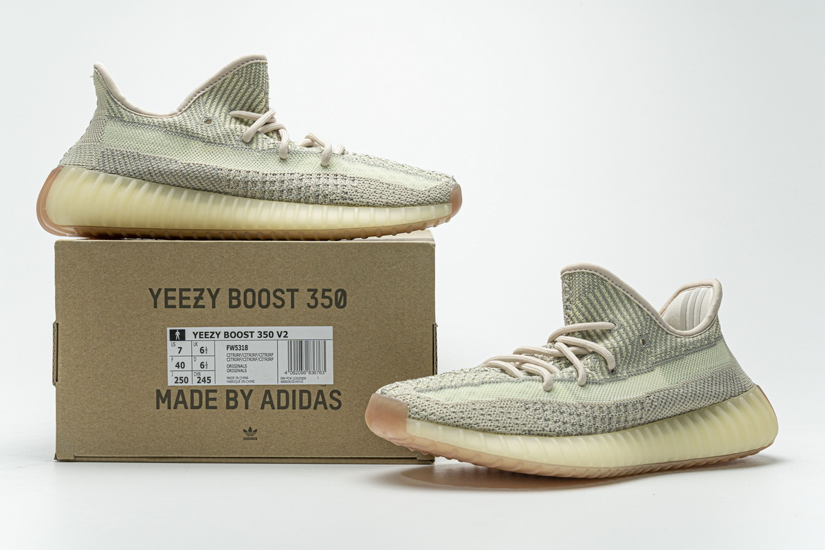DG adidas Yeezy Boost 350 V2 Citrin Reflective FW5318