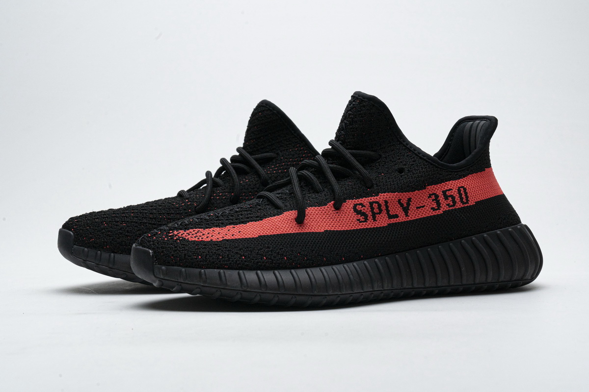 Adidas Yeezy Boost 350 V2 Core Black/Red Real Boost BY9612