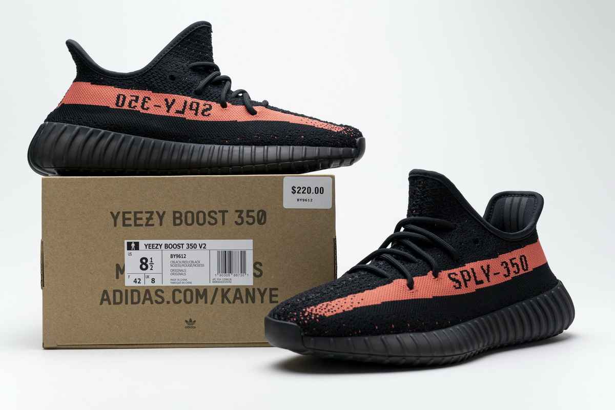adidas Yeezy Boost 350 V2 “Core Black Red”    BY9612