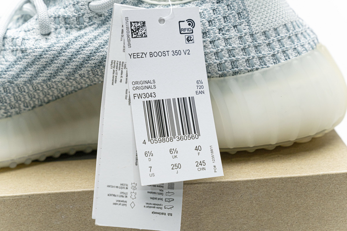 DG adidas Yeezy Boost 350 V2 Cloud White FW3043