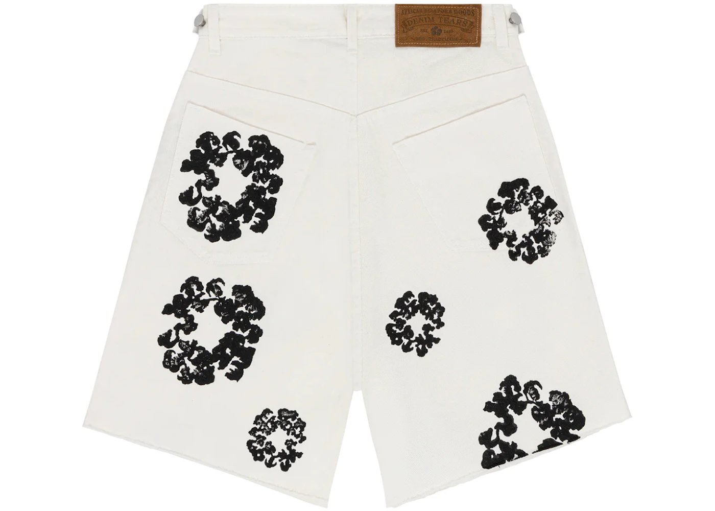 Denim Tears The Cotton Wreath Jean Short White