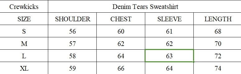 Combo Sale for Denim Tears The Cotton Wreath Sweatshirt and Sweatpants