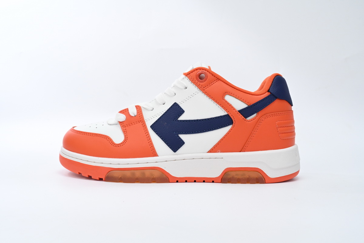OFF-WHITE Out Of Office OOO Low Tops White Orange OIMA18 9F21LEA00 22045