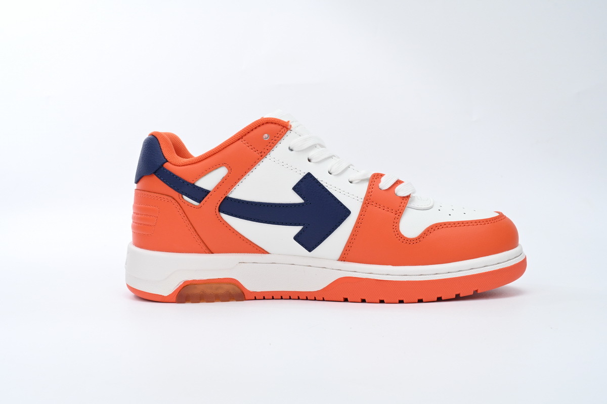 OFF-WHITE Out Of Office OOO Low Tops White Orange OIMA18 9F21LEA00 22045