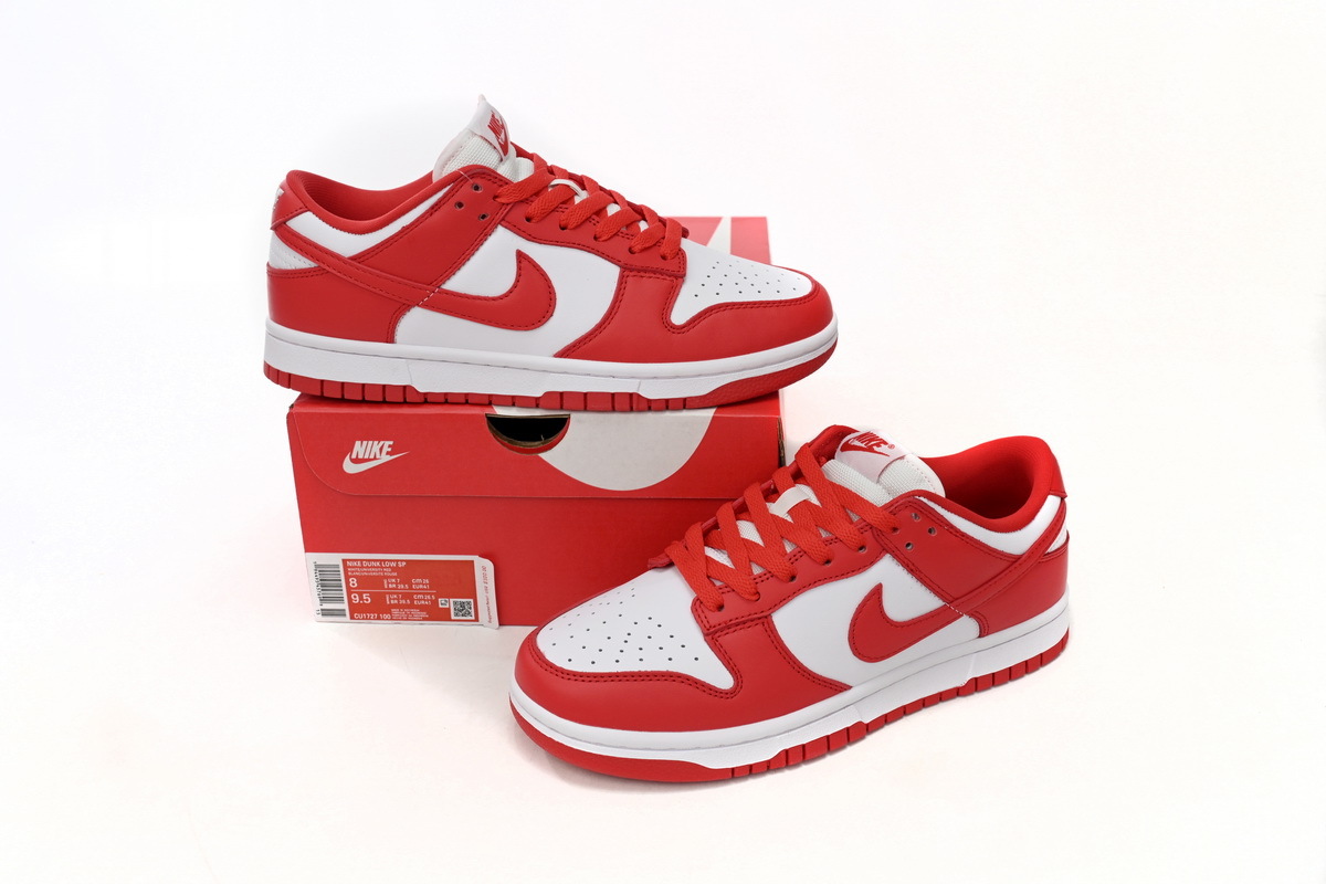 Nike Dunk Low University Red 2020 CU1727-100