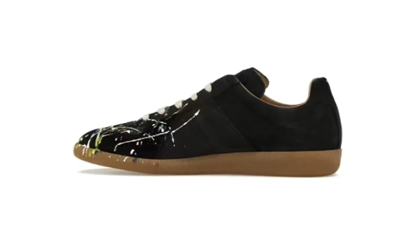 Maison Margiela Paint Replica German Army Trainer Black