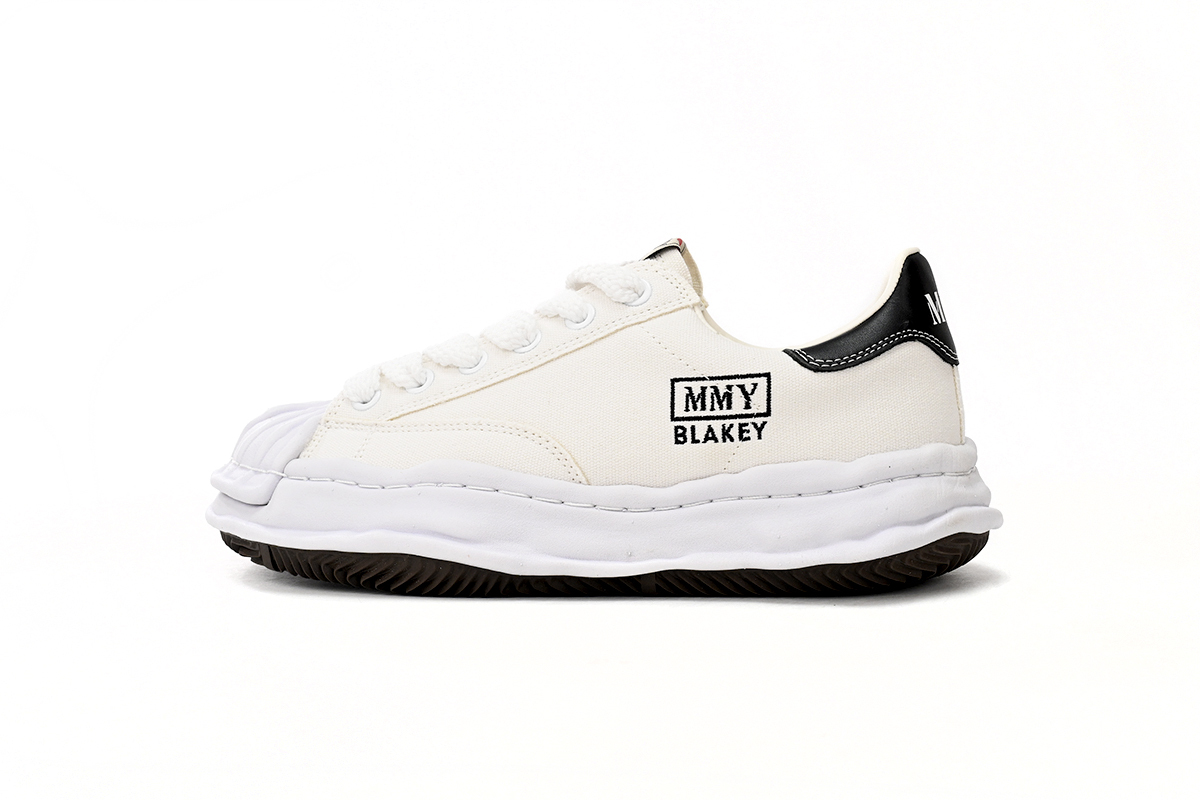 Maison Mihara Yasuhiro Blakey OG Sole Canvas Low White A08FW735
