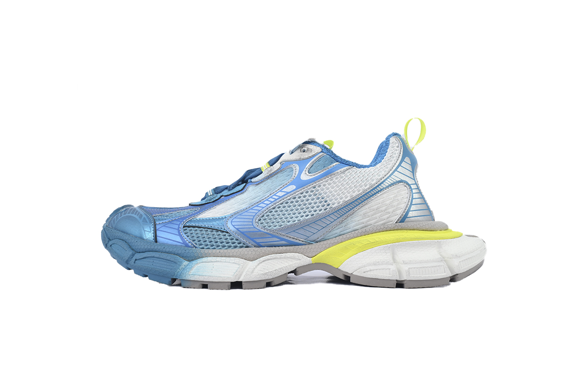 Balenciaga 3XL White Blue Yellow 734734 W3XTS 9479