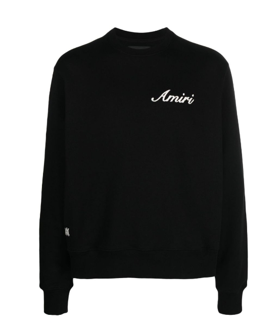 Ami Logo-Embroidered Cotton Sweatshirt