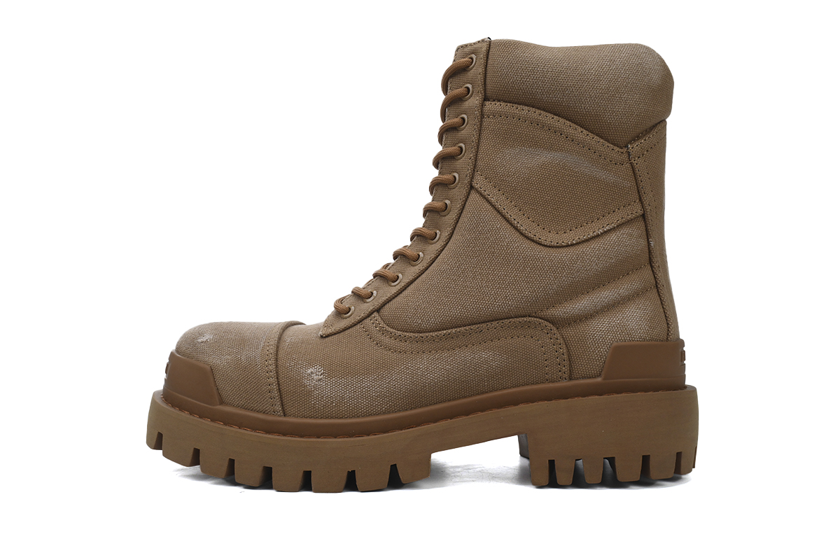 Balenciaga Strike Boots Brown
