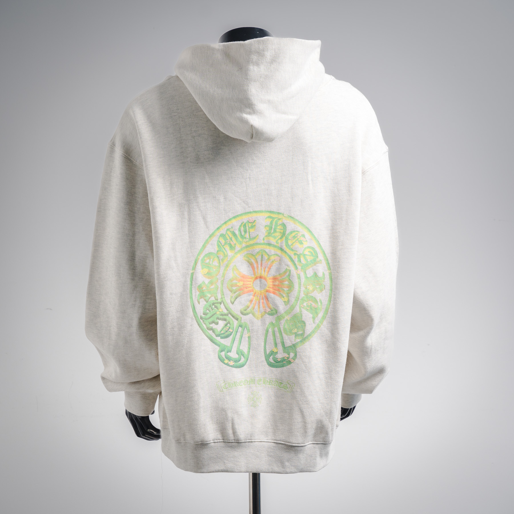 Chrome Hearts Cross Hoodie White Green