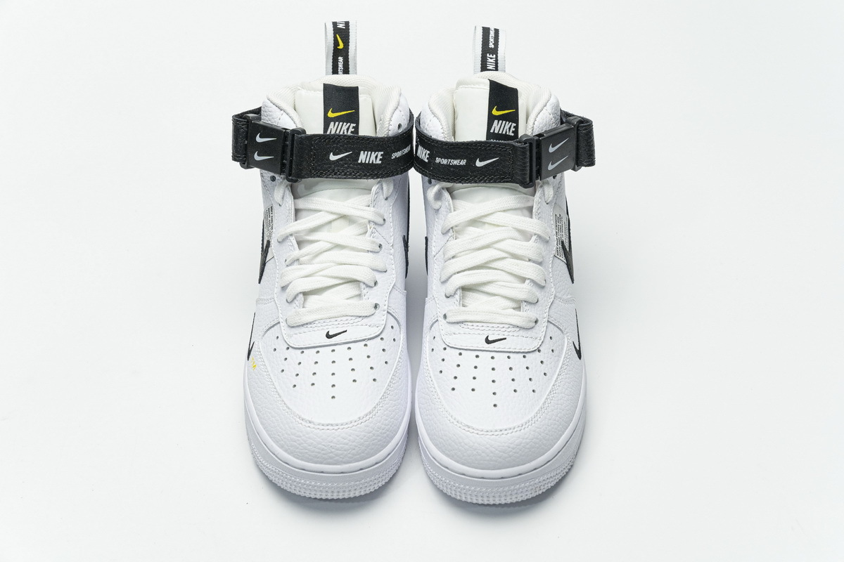 Nike Air Force 1 Mid 07 LV8 Utility White Black 804609-103
