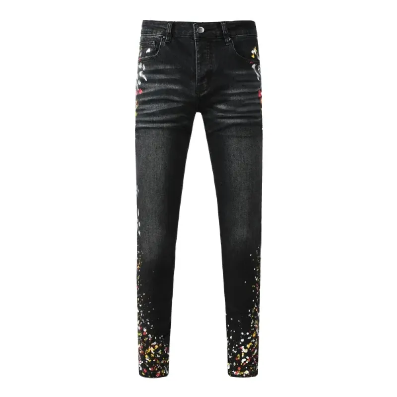 Amiri Jean Black Print