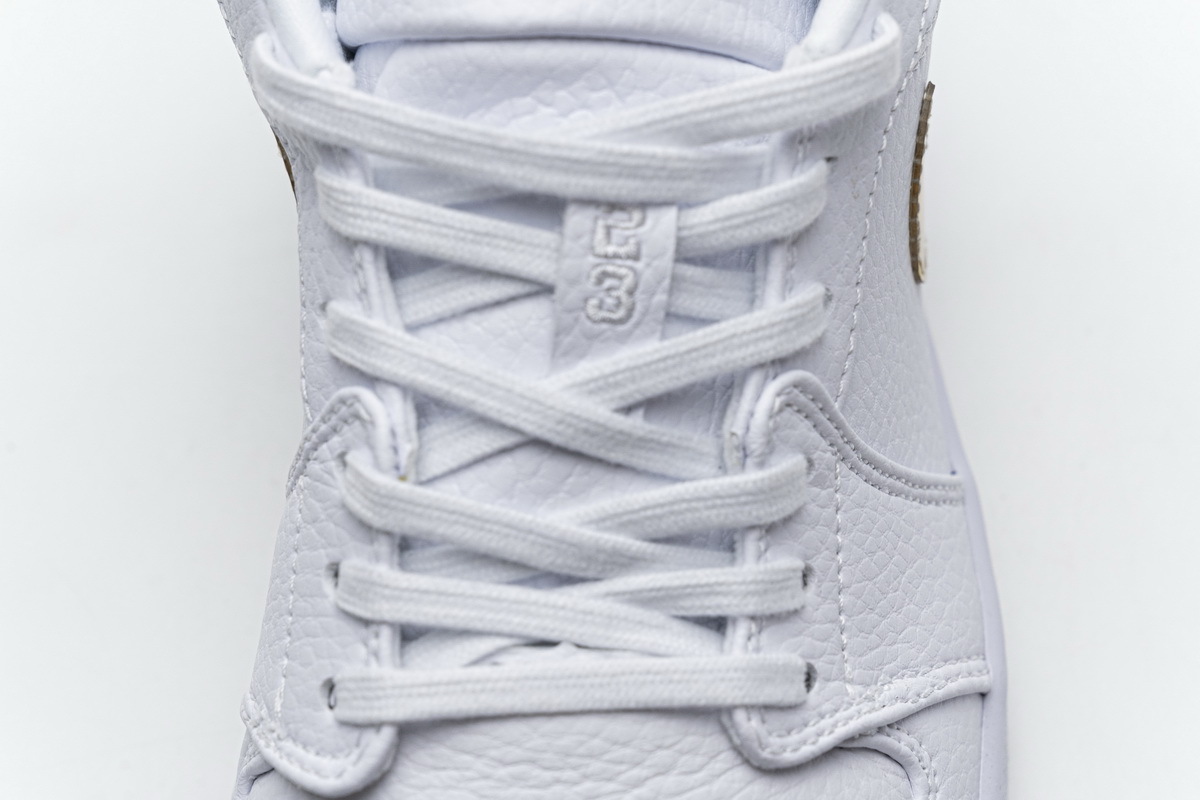Air Jordan 1 Low White Metallic Gold CZ4776-100
