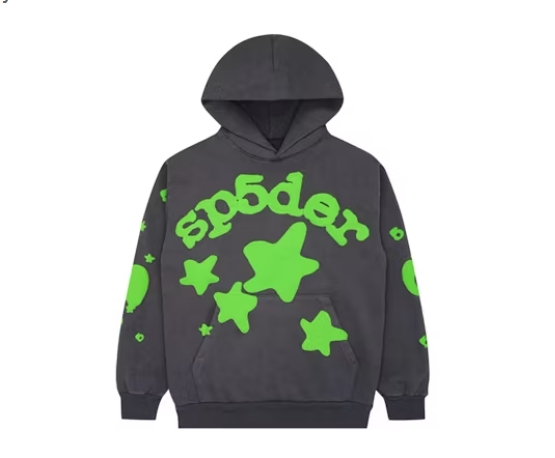 Sp5der Beluga Hoodie Slate Grey Green