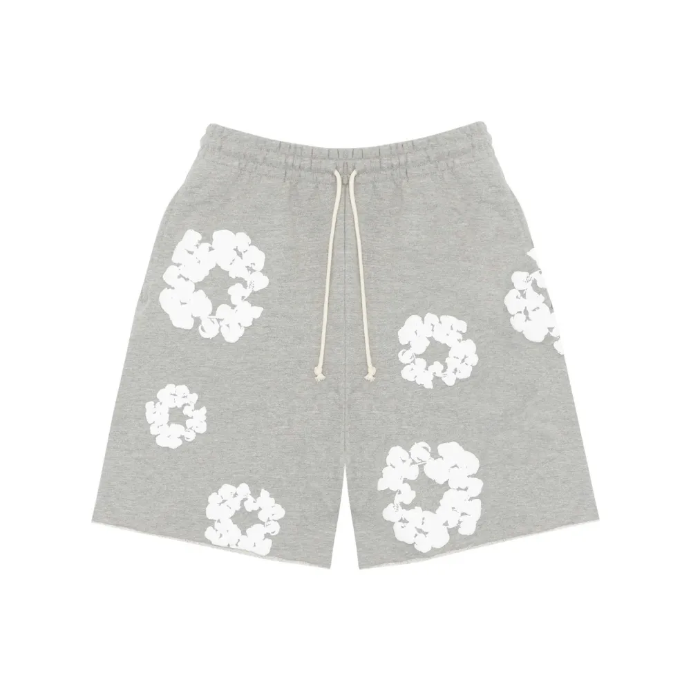 Denim Tears The Cotton Wreath Shorts Grey