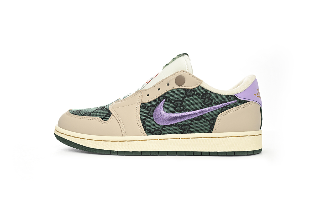 Air Jordan 1 Low Gucci Green Purple AV3918-800