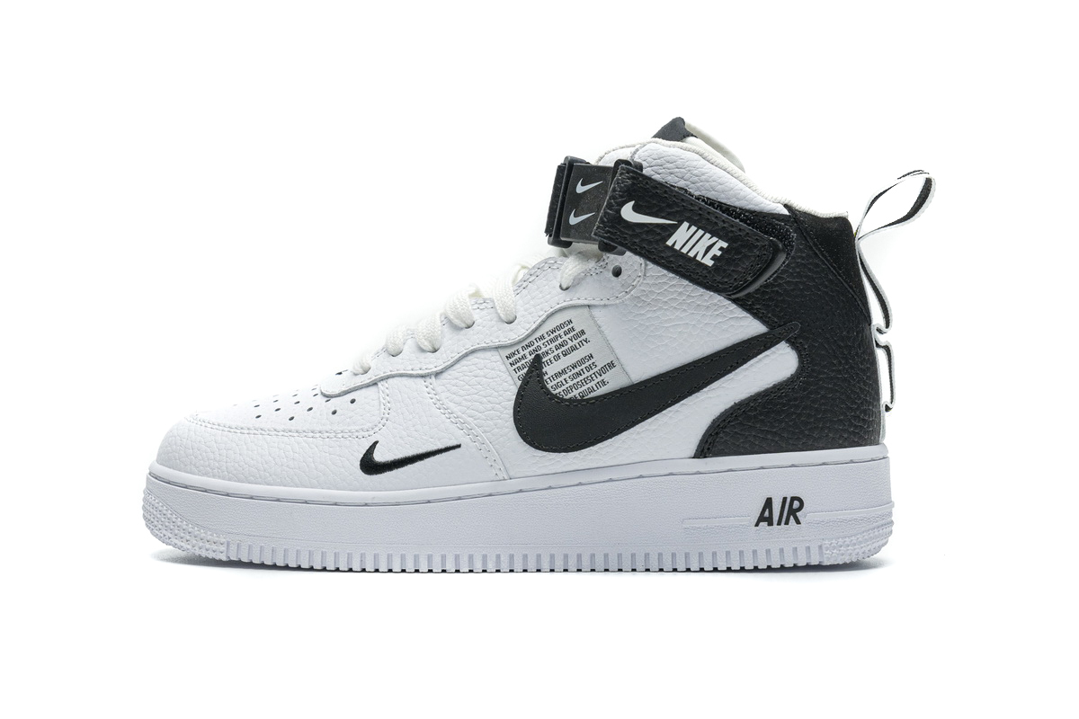 Nike Air Force 1 Mid 07 LV8 Utility White Black 804609-103