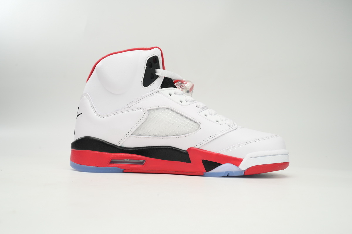 Jordan 5 Retro Fire Red Black Tongue 136027-120