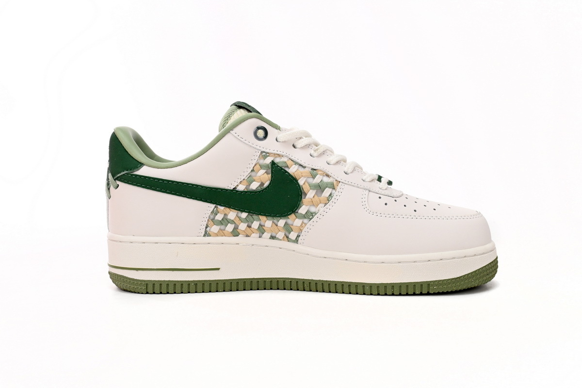 Nike Air Force 1 Low '07 PremiumNAI-KE Bamboo Weave Sail Gorge Green FN0369-100