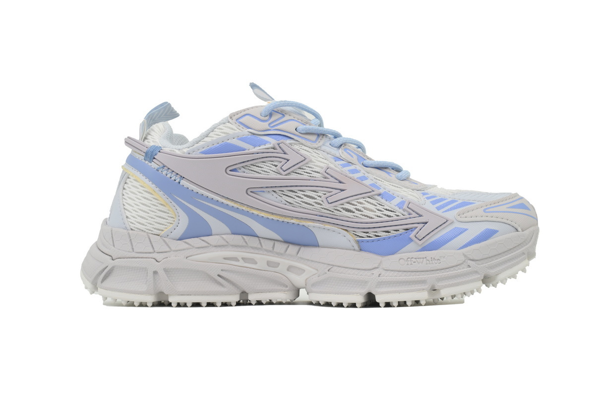 OFF-WHITE Out Of Office OOO Low Tops Blue OMIA295F24 FAB00 10039