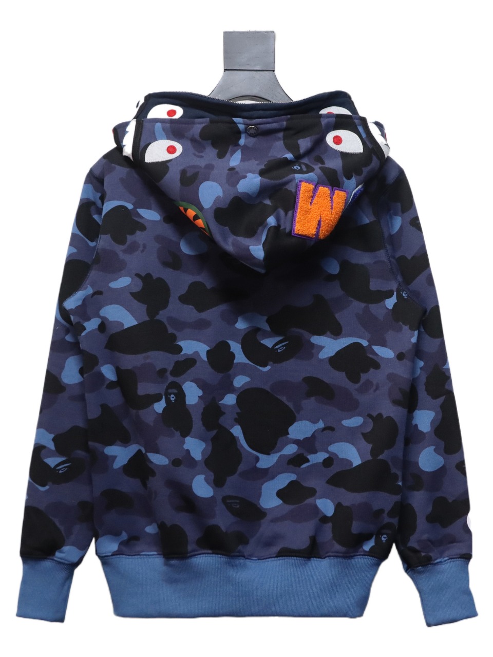 BAPE Color Camo Shark Full Zip Hoodie Blue
