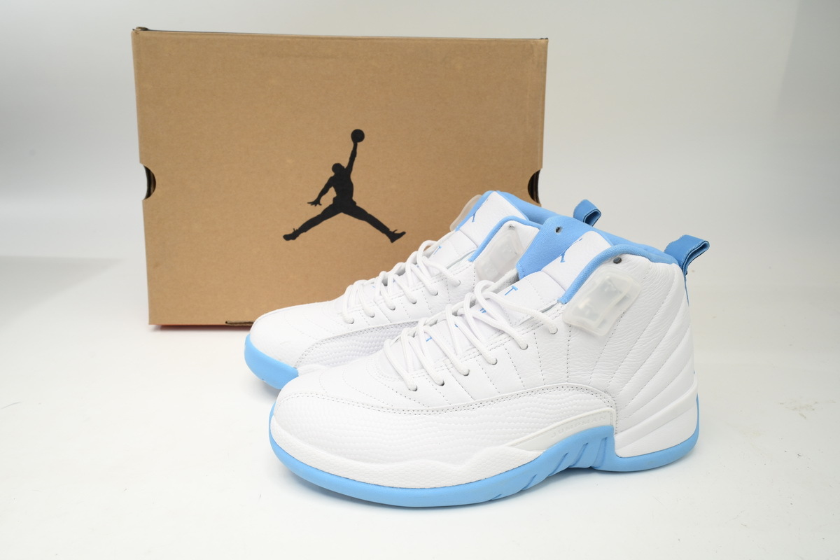 Jordan 12 Retro White University Blue 308243-142